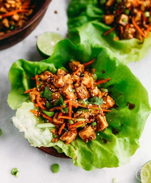 Tofu Lettuce Wraps