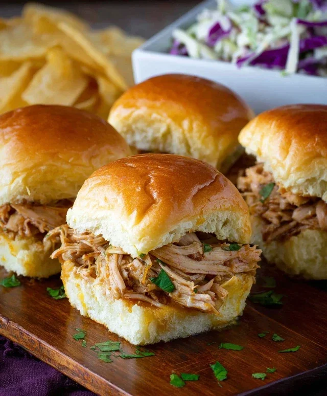 Crock Pot Mississippi Chicken Sliders