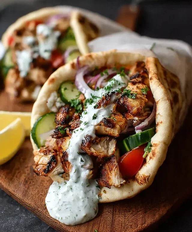 Chicken Shawarma with Garlic Sauce Recipe (Easy & Delicious)