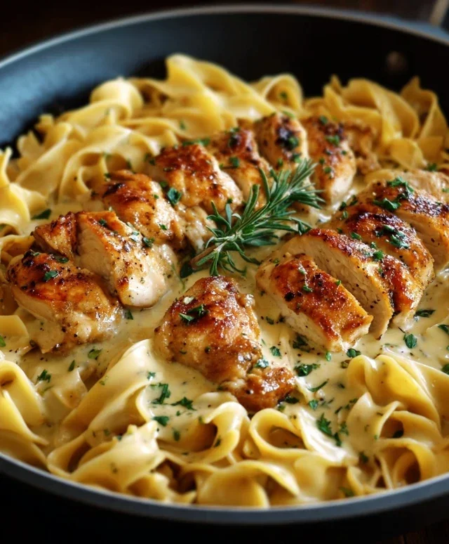 One-Pan Chicken with Buttered Noodles