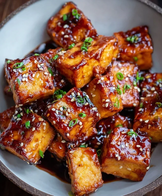 Crispy Sticky Tofu