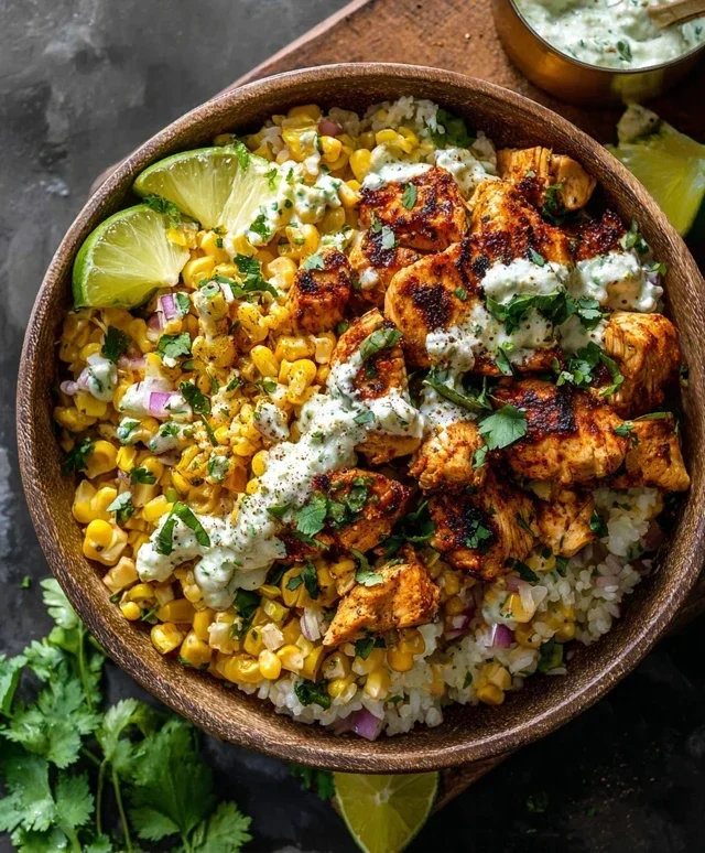Tasty Street Corn Chicken Bowl