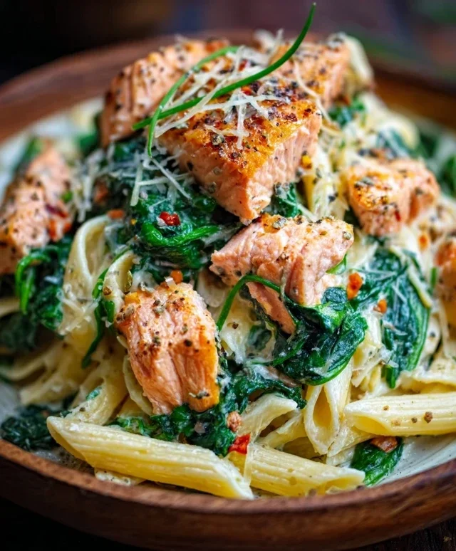 Salmon Spinach Pasta Dish: A Delicious and Nutritious Recipe to Try Today