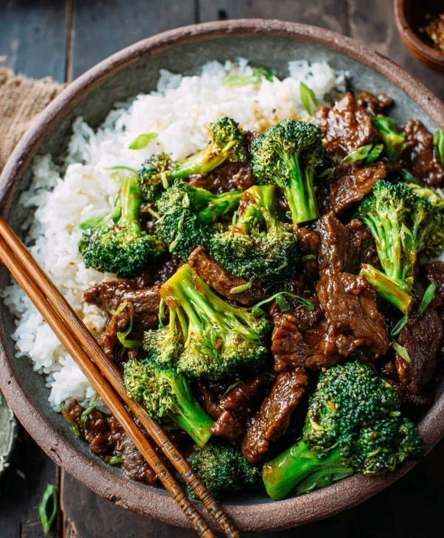 Chinese Beef and Broccoli (牛肉炒西兰花)