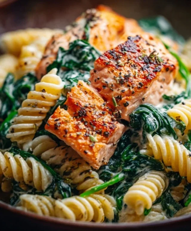 Salmon Spinach Pasta Dish: A Delicious and Nutritious Recipe to Try Today