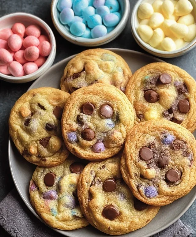 Easter Chocolate Chip Cookies