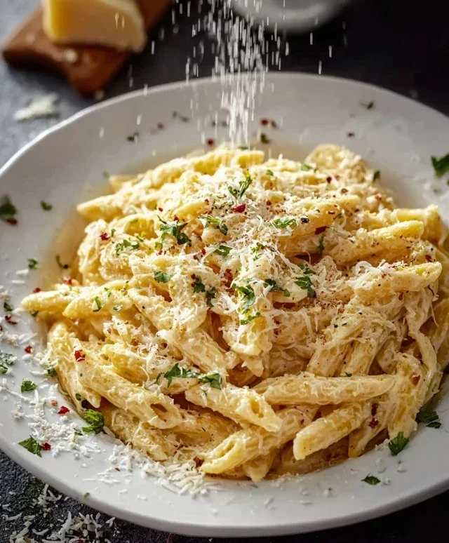 One Pot Creamy Garlic Pasta (Just 20 Minutes!)