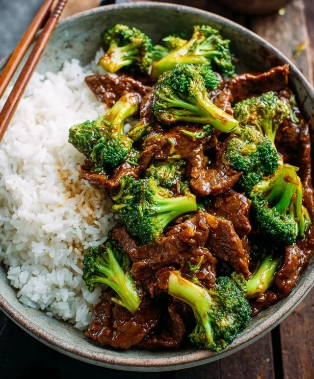 Chinese Beef and Broccoli (牛肉炒西兰花)