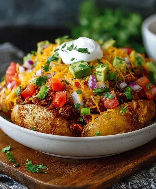 Loaded Potato Taco Bowl