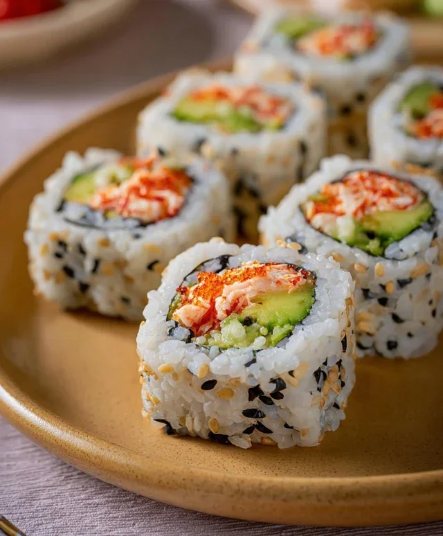 Kani Sushi (Spicy Crab Roll)