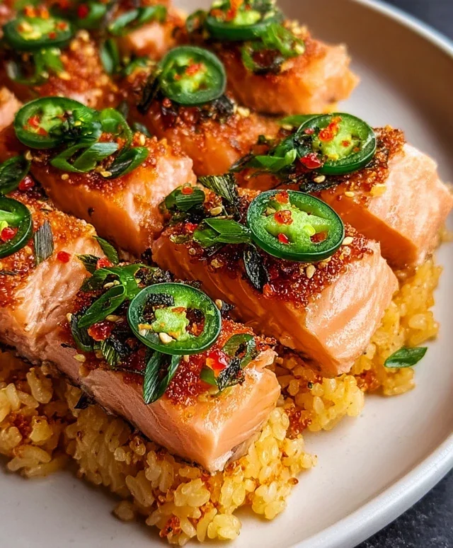 Salmon Crispy Rice