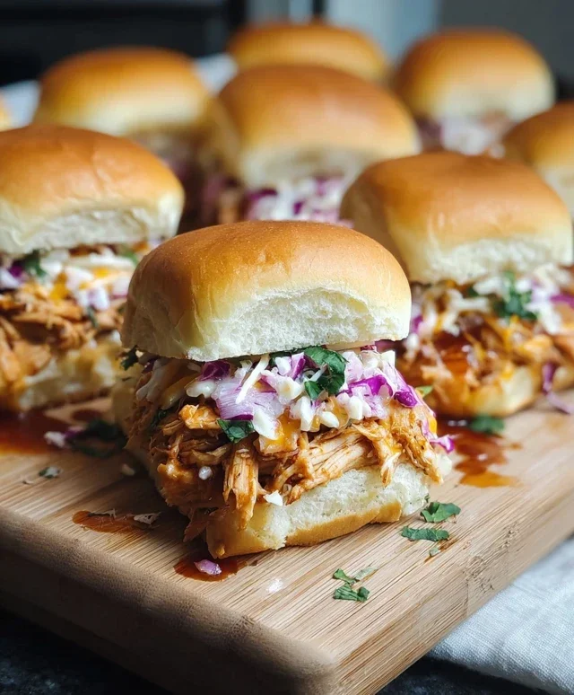 BBQ Chicken Sliders