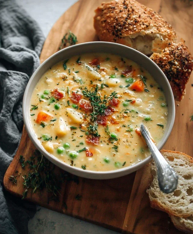 One-Pot Creamy Vegetable Soup