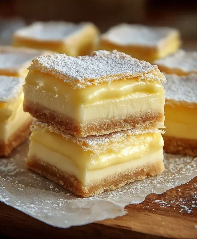 Vanilla Custard Cream Squares