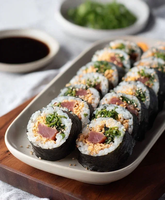 Easy 15-min. Spicy Tuna Kimbap