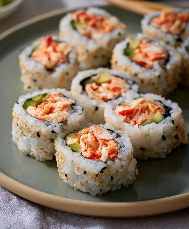 Kani Sushi (Spicy Crab Roll)