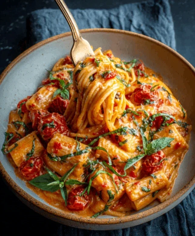 Creamy Tomato Garlic Pasta