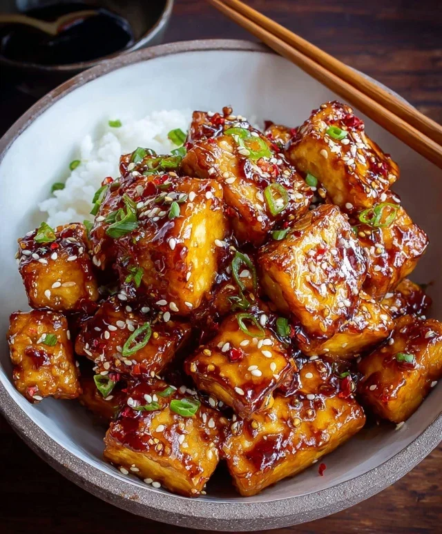 Crispy Sticky Tofu