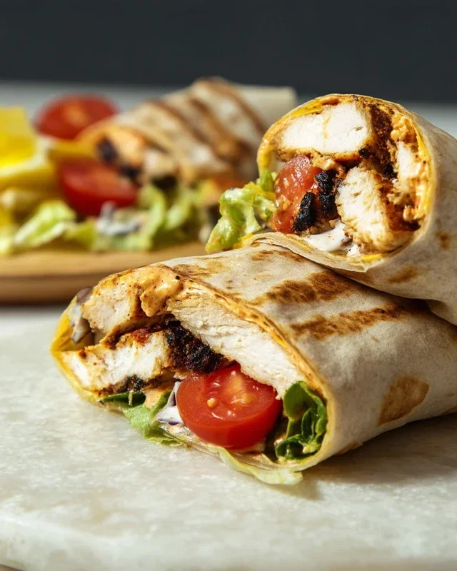 Chipotle Ranch Grilled Chicken Burrito