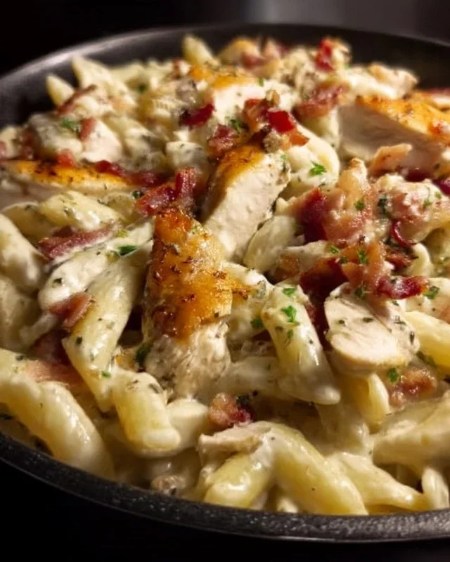 Chicken Beef Beef Bacon Ranch Pasta