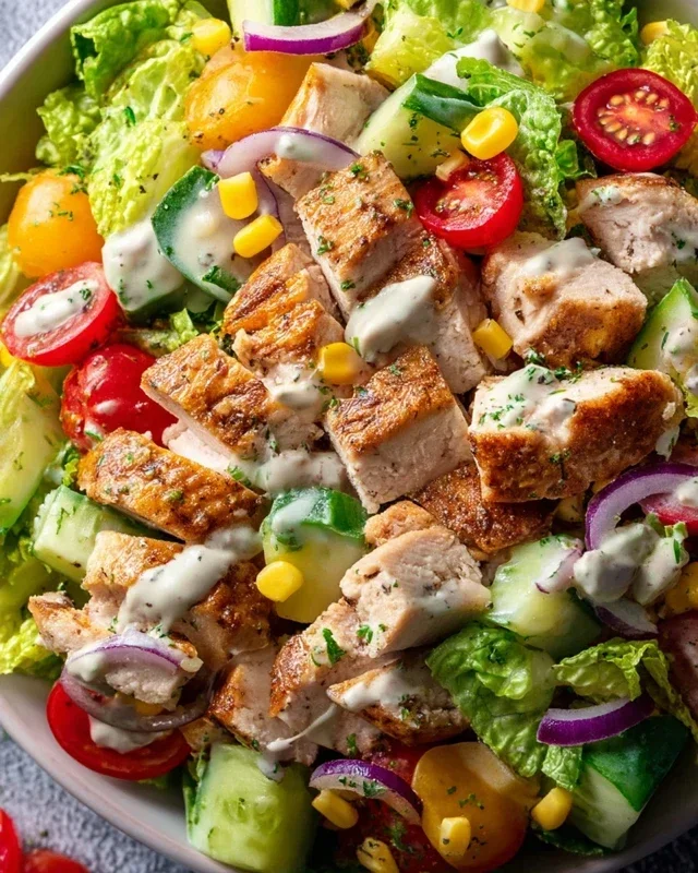 Healthy Ranch Chicken Salad