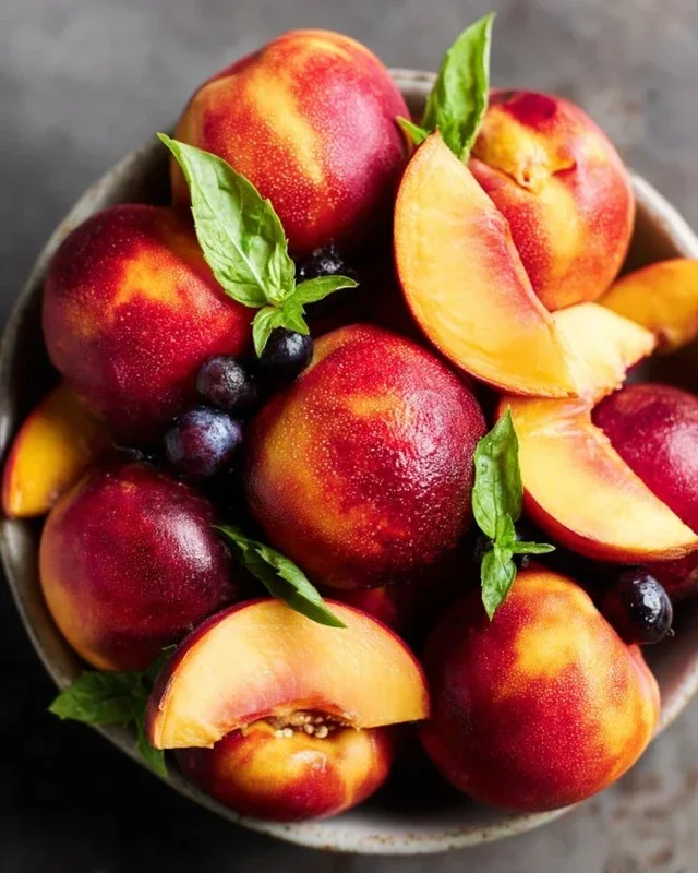 Summer Peach Fruit Salad
