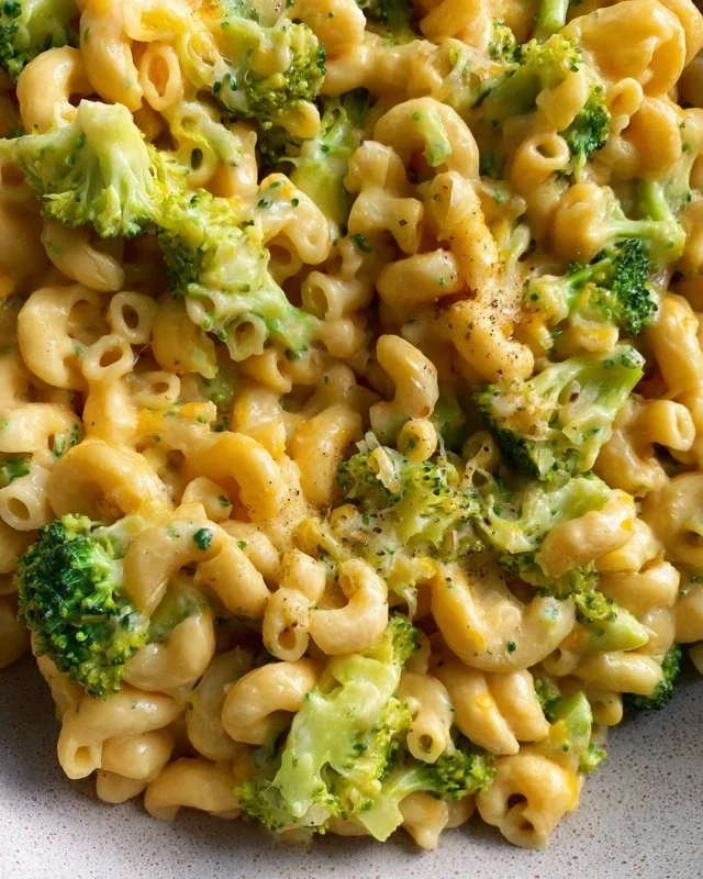 One Pot Healthy Broccoli Mac and Cheese