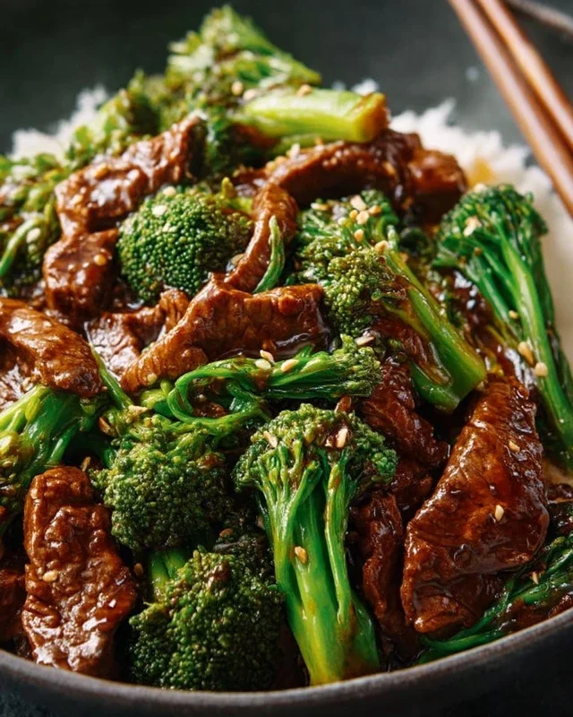 Chinese Beef and Broccoli (牛肉炒西兰花)