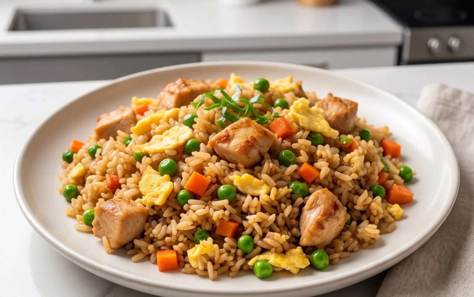 Quick & Easy Chicken Fried Rice