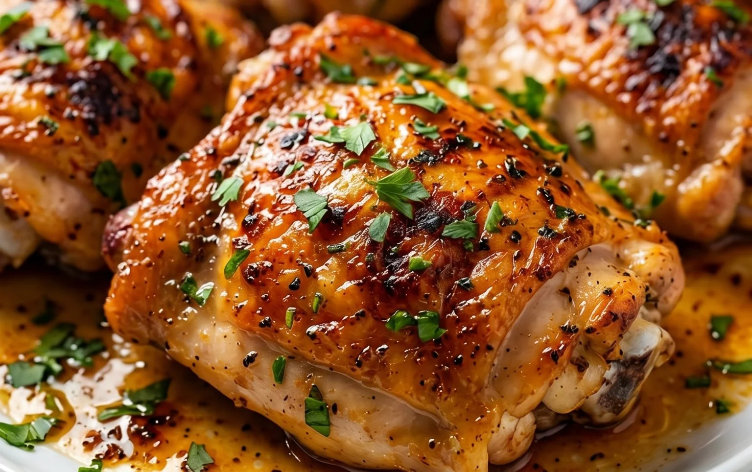 Oven Baked Chicken Thighs