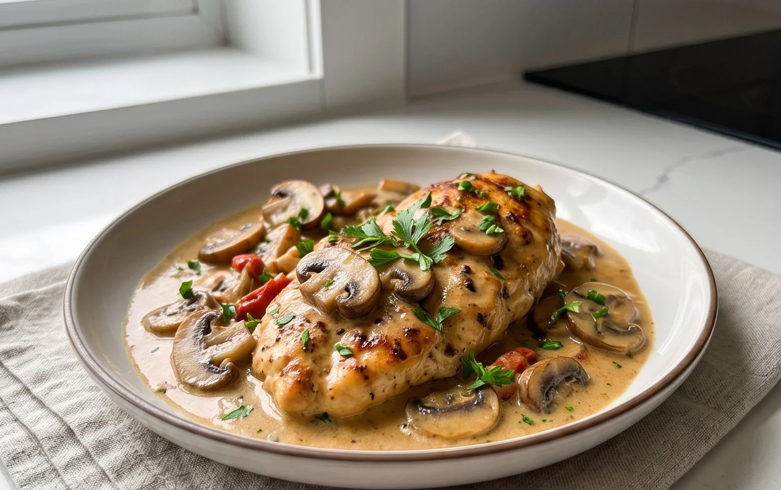 Creamy Mushroom Chicken