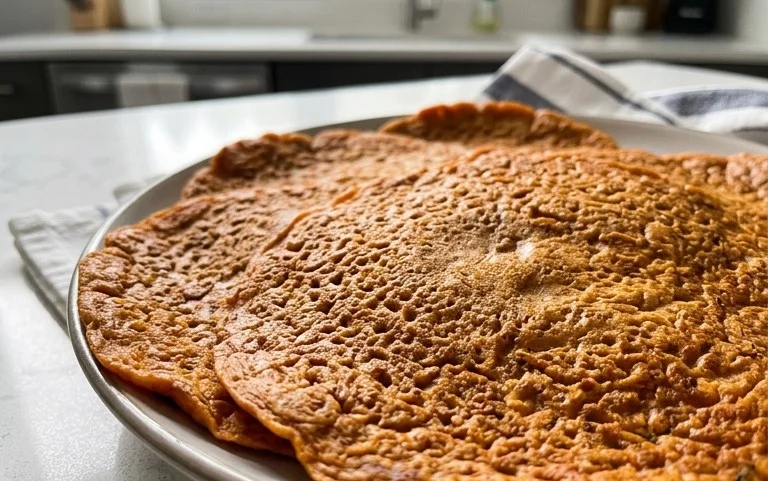 Masoor Dal Chilla | Savory Red Lentil Pancakes