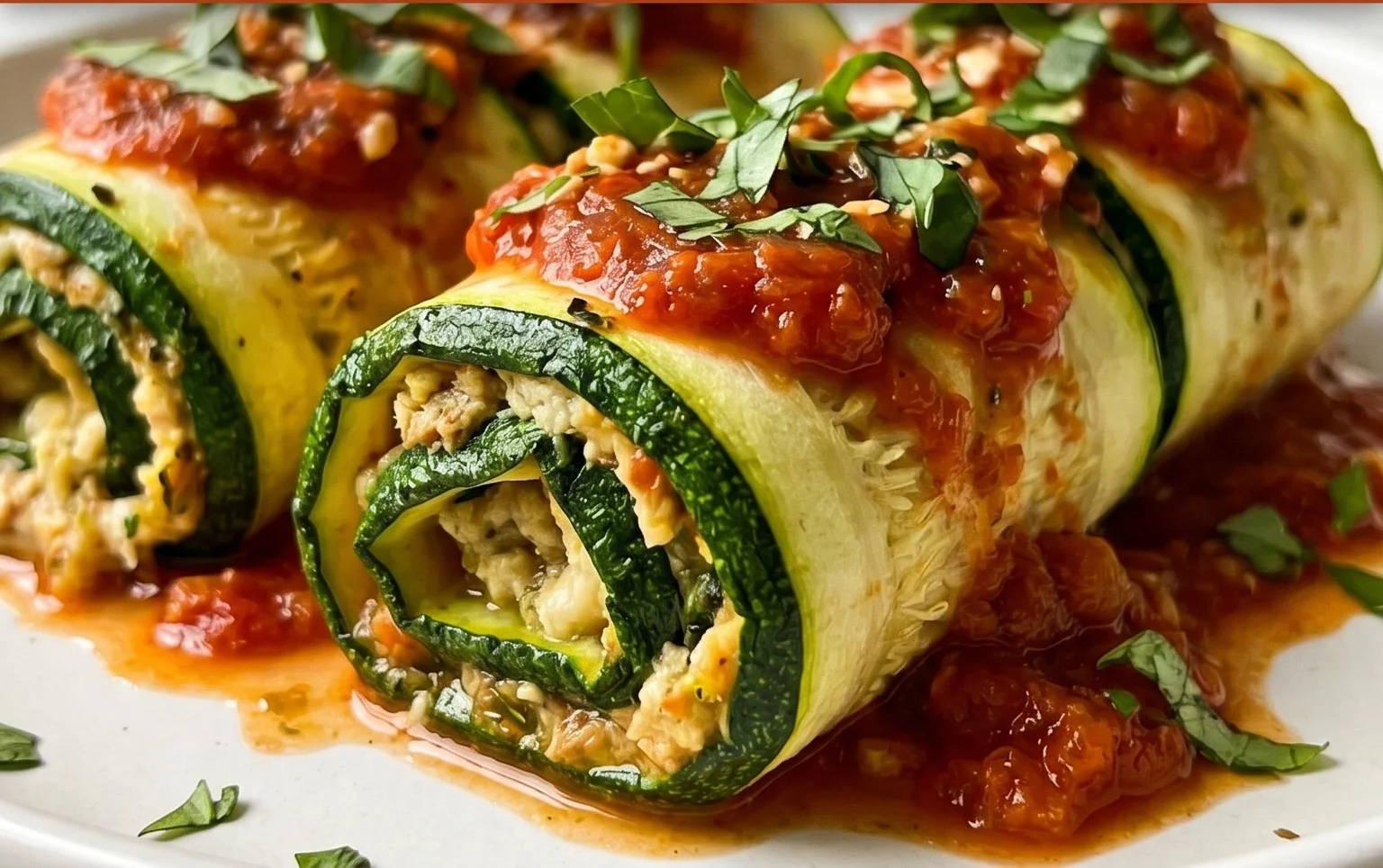 Vegan Zucchini Rollatini
