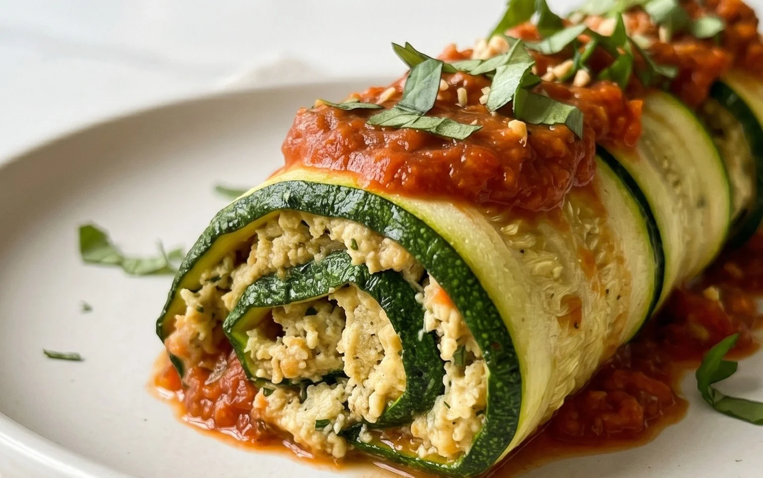 Vegan Zucchini Rollatini