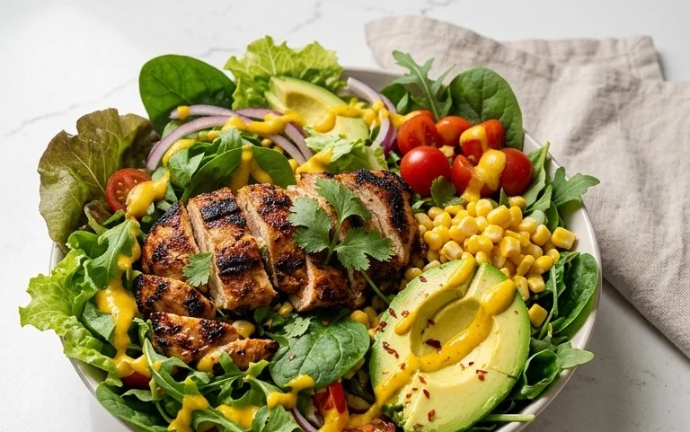 Peruvian Grilled Chicken Salad