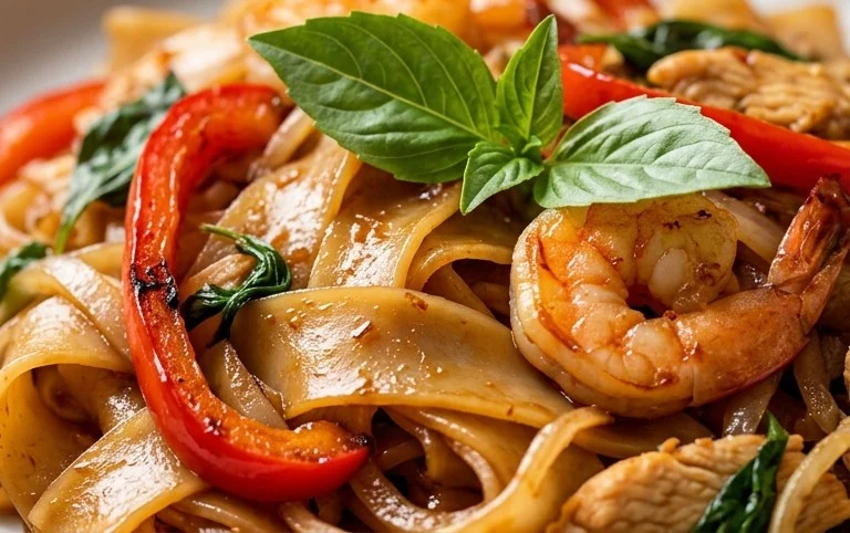 Drunken noodles
