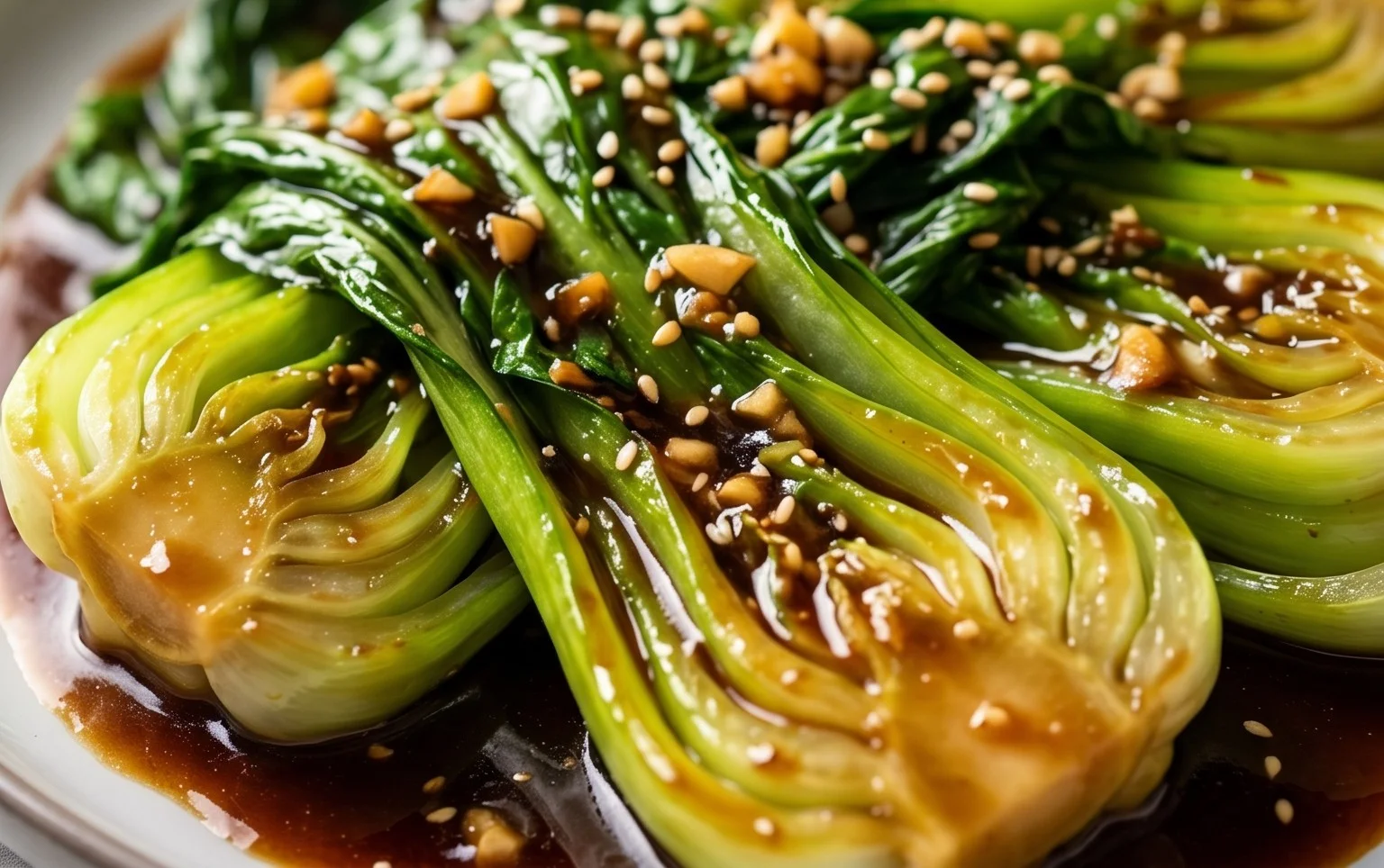 Bok Choy with Oyster Sauce