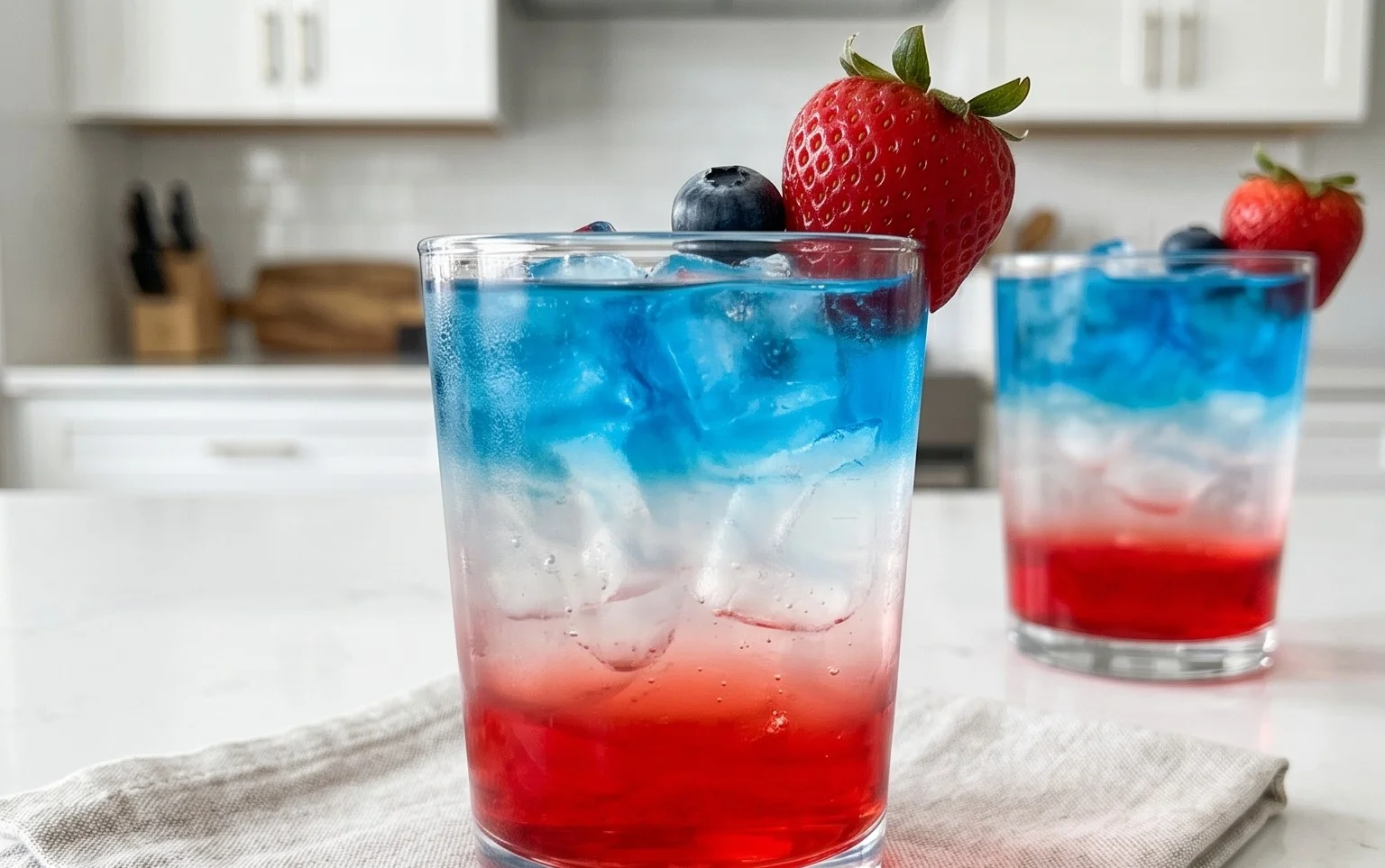 July 4th Layered Drinks Recipe