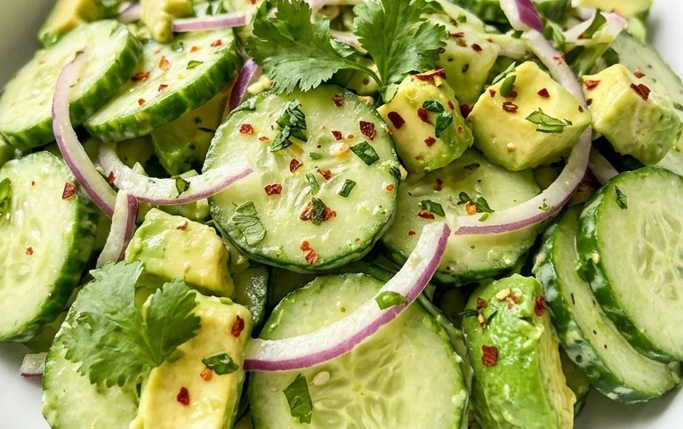 Cucumber Avocado Salad