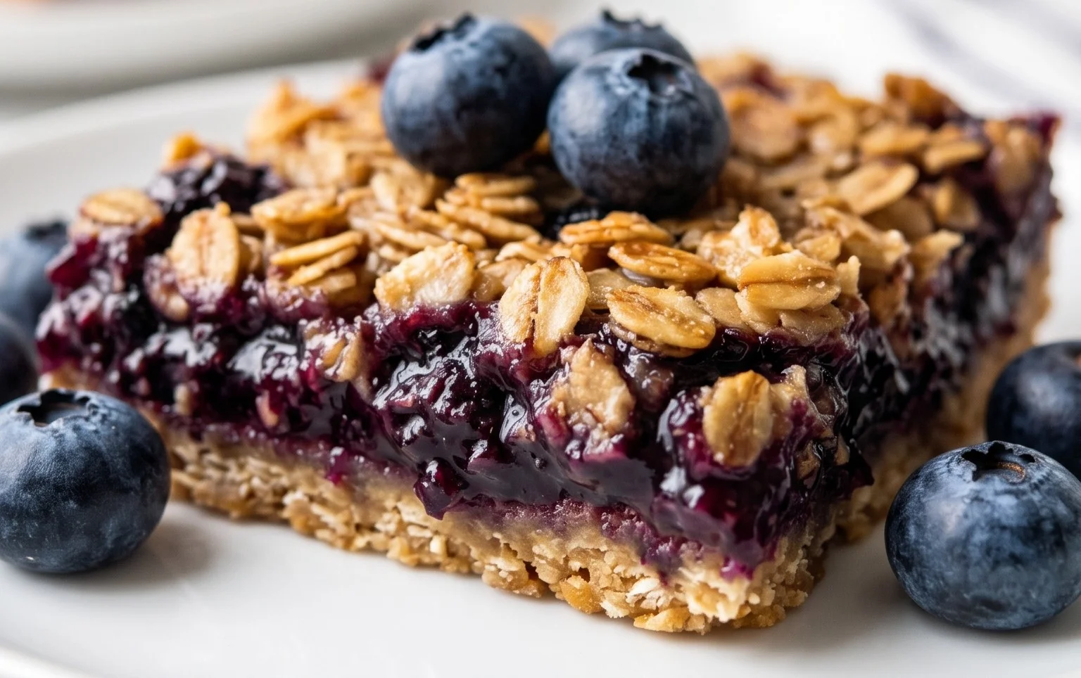Blueberry Oatmeal Bars