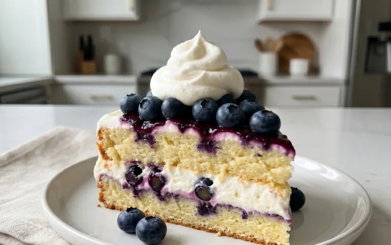 Nova Scotia Blueberry Cream Cake