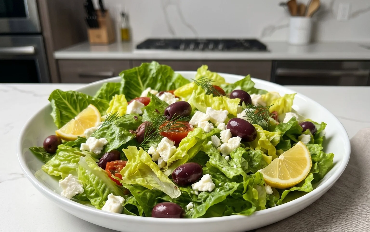 Maroulosalata (Greek Lettuce Salad)
