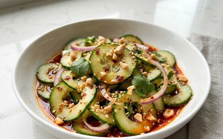 Spicy Asian Cucumber Salad