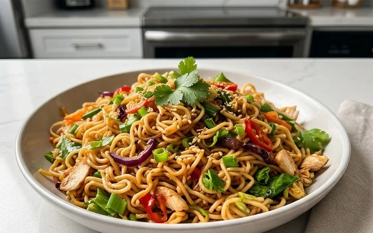 Crunchy Asian Ramen Noodle Salad Recipe