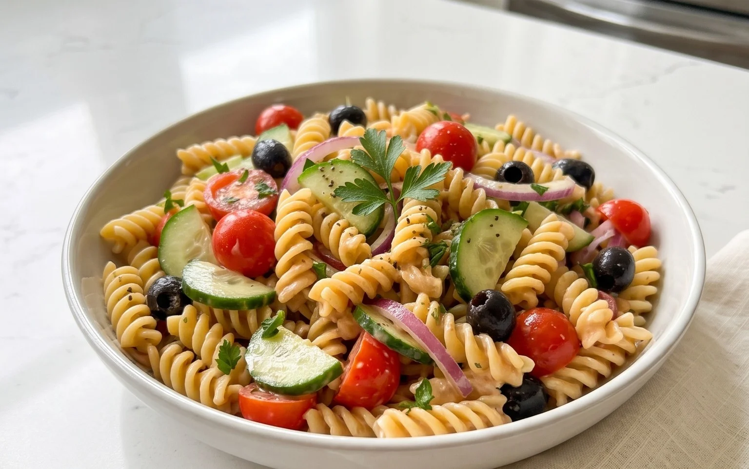 French Dressing Pasta Salad