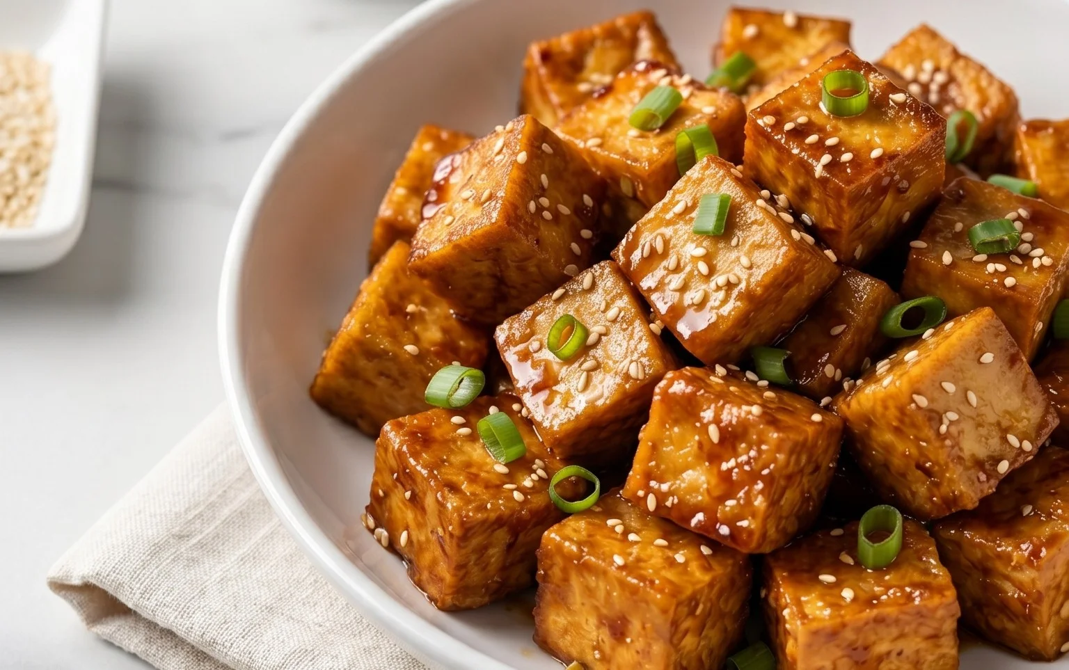 Honey Garlic Tofu