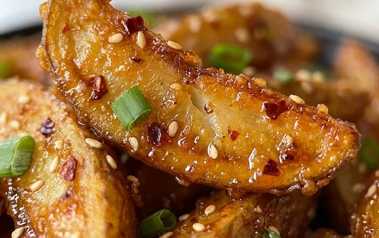 Crispy Honey Chilli Potatoes