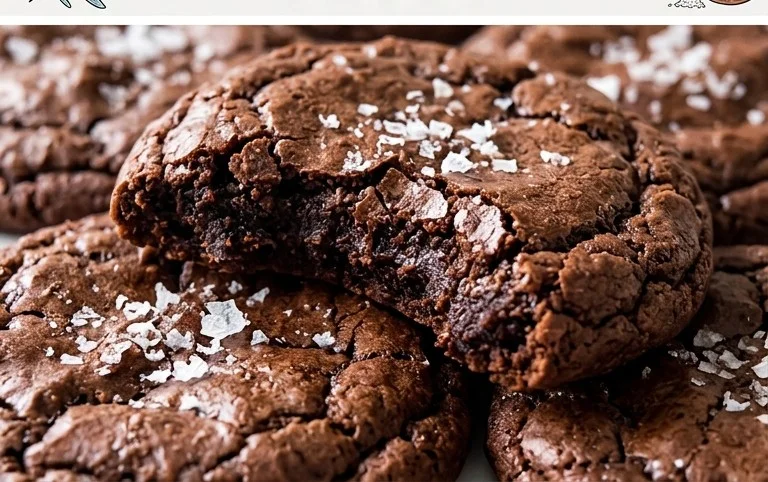 Salted Brownie Cookies