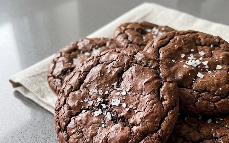 Salted Brownie Cookies