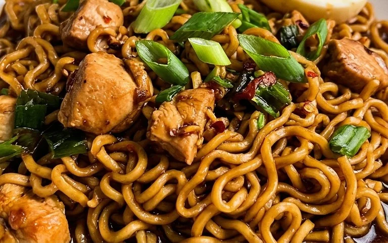 Easy Saucy Ramen Noodles